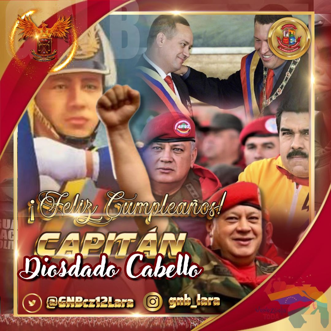 La gran familia de CZGNB-12 LARA, se complace en felicitar al Cddno Cap. @dcabellor por arribar un año más vida. ¡Que Dios lo bendiga!