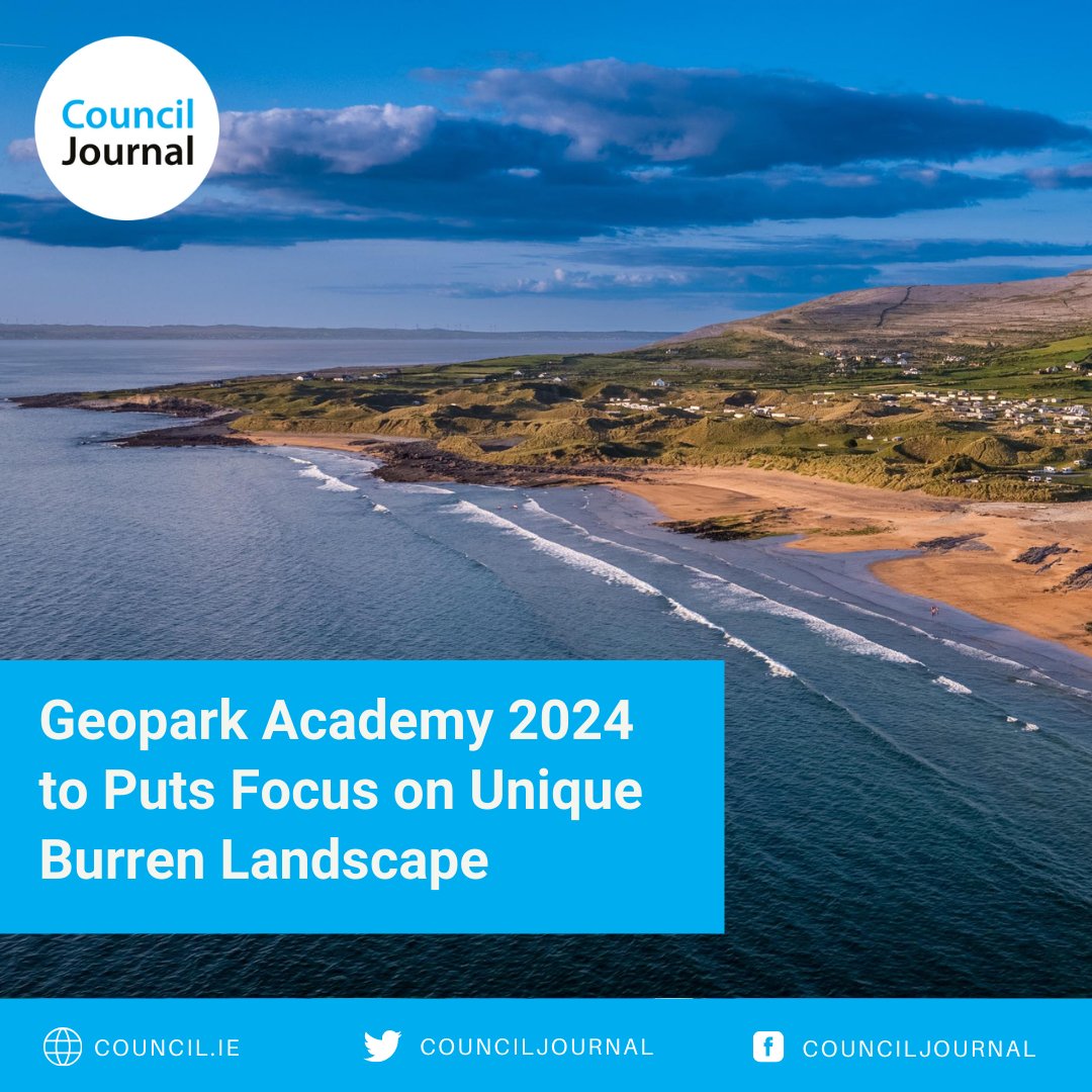Geopark Academy 2024 to Puts Focus on Unique Burren Landscape 

Read more: council.ie/geopark-academ…

#UNESCO #GeoPark #TheBurren #cliffsofmoher #Irishlandscape #Irishnature