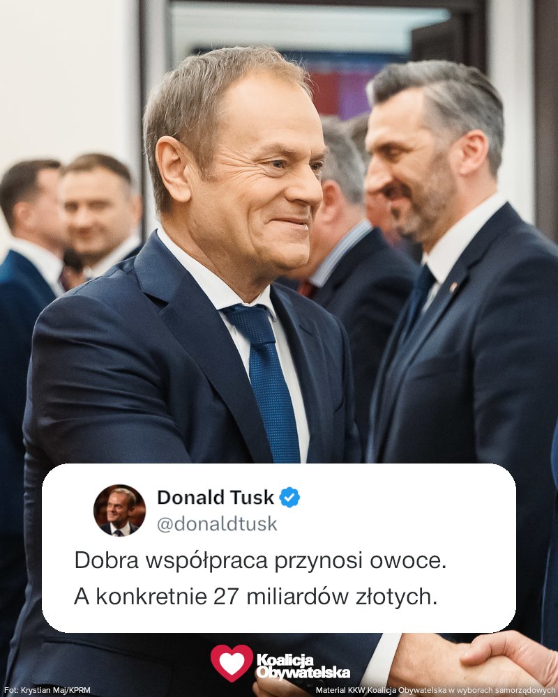 Premier @donaldtusk ✌