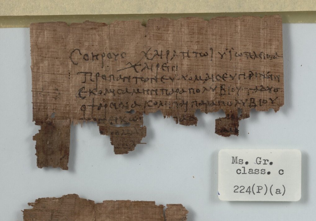 A happy dad from 1900 years ago: 'Dear Son, I hope you are doing well! I have received the pickled fish you sent me with Polybios, delicious, thank you...' Letter of Soverous to his son Chairas @bodleianlibs #MondayMotivation #dadlife #MondayMorning