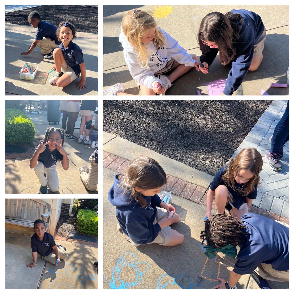 More artsy fun with chalk. WA Experience the Arts 2024! #woodwardway