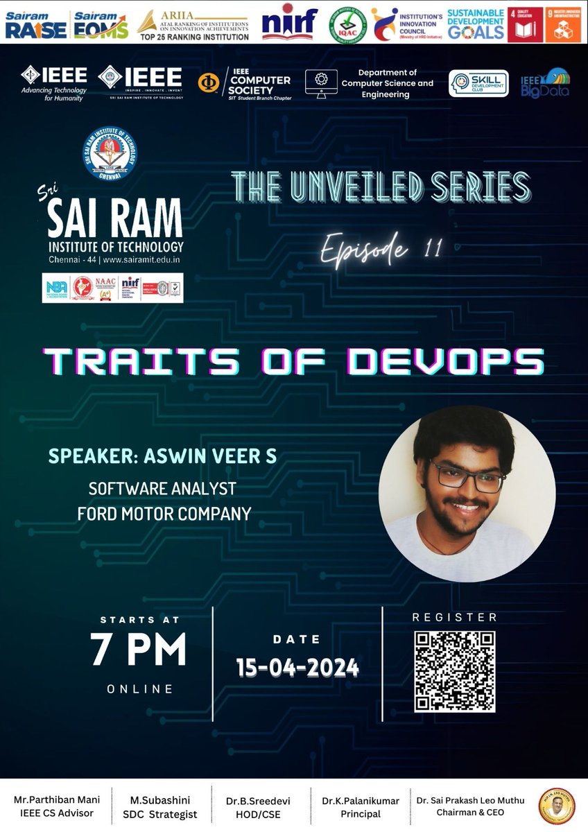 IEEE_CS_SSIT's tweet image. 🚀 Just wrapped up an enlightening webinar on the essential traits of DevOps! 💡 From collaboration to automation, we delved into the key ingredients for success in modern software development. 💻 Stay tuned for more insights 🌟 #DevOps #Webinar #IEEE #IEEECSSIT 🛠️