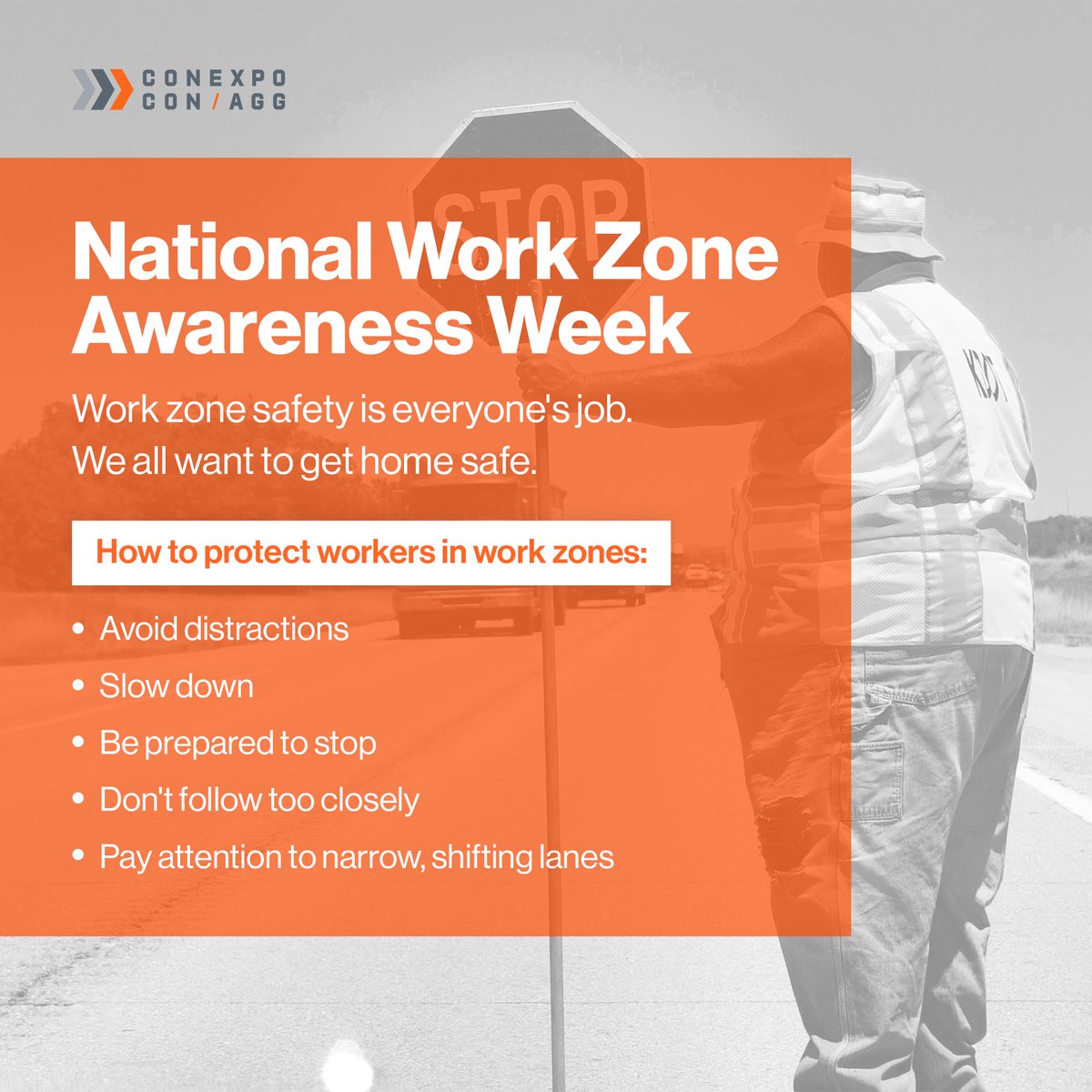 Slow down, save a life. It’s that easy. We all can make a difference in work zone safety. Share this post to show the importance of work zone safety and staying alert while on the road. #WorkZoneAwarenessWeek #NWZAW #WorkZoneSafety @ATSSAHQ