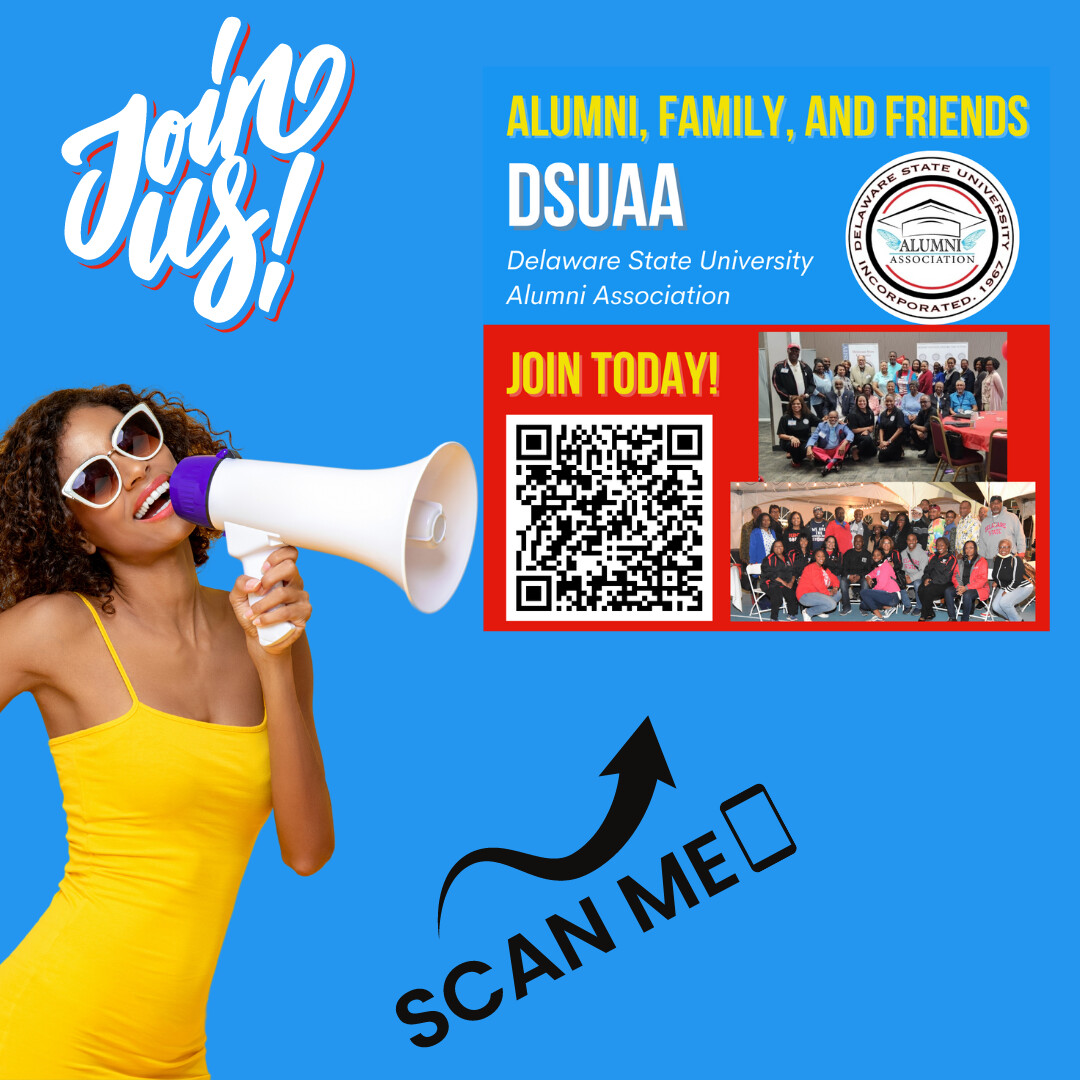 Hey Hornets what do you have to say today?  Scan the QR Code and join us - let's stay connected!

#DSUAA #BuildingBridges