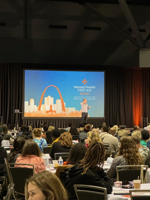 Pics from Sunday's #MentalHealthFirstAid Summit! Thank you @NationalCouncil for having ABF at @MHFirstAidUSA's #NatCon24.  #ABF #AveryBurtonFoundation #MentalHealth #MentalHealthMatters #MHFA #MHFASummit #EndTheStigma #BeTheDifference