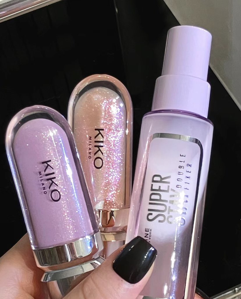 the kiko milano glitter glosses are a need