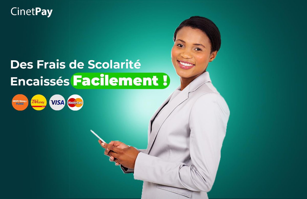 🏫 Écoles, universités, centres de formation : Modernisez votre processus de paiement des frais de scolarité avec #CinetPay School Fees.

Offrez à vos étudiants une expérience de #paiementenligne fluide et sécurisée 👉bit.ly/3QMyANp

#MobileMoney #CartesBancaires