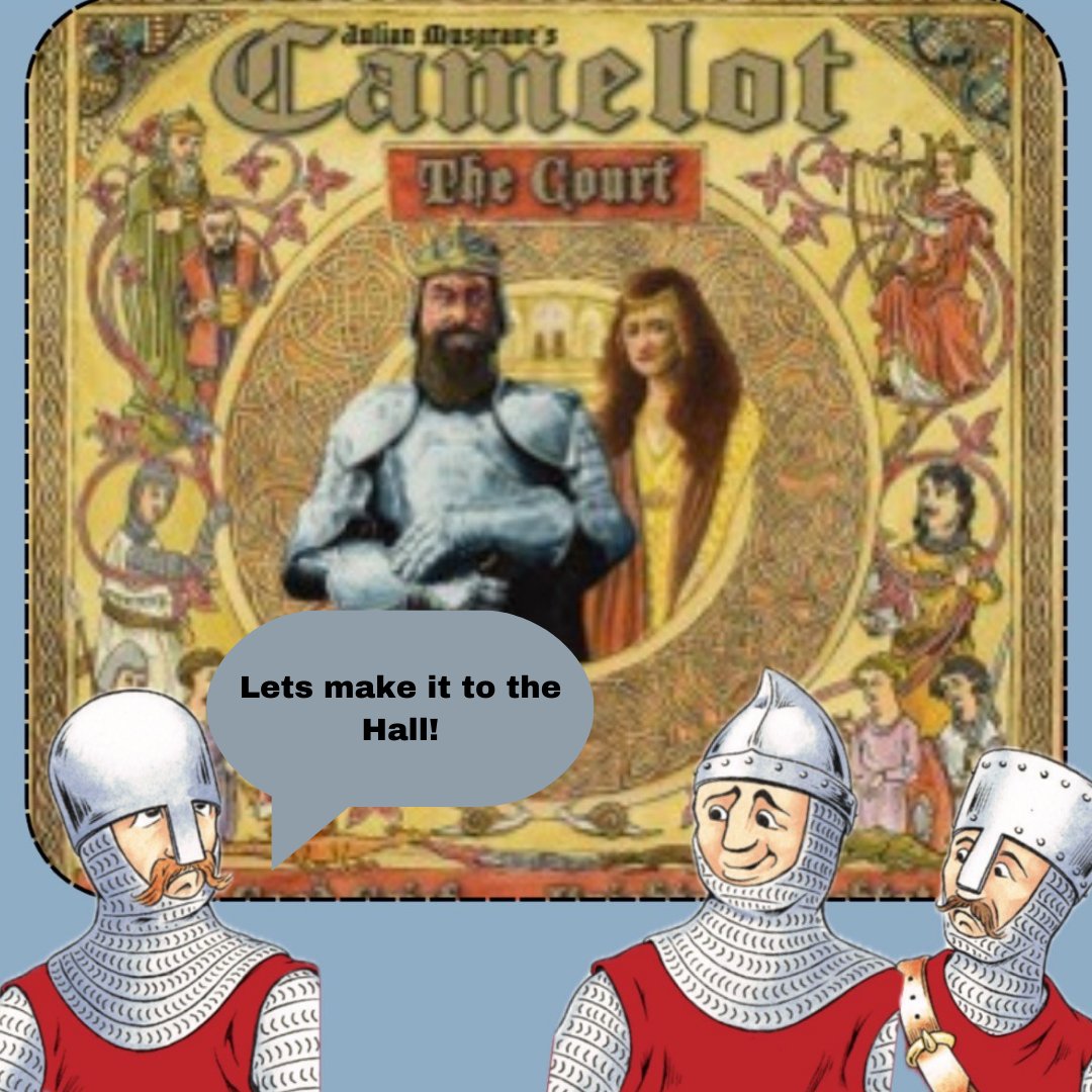 The boardgame with only three rules..... Camelot The Court