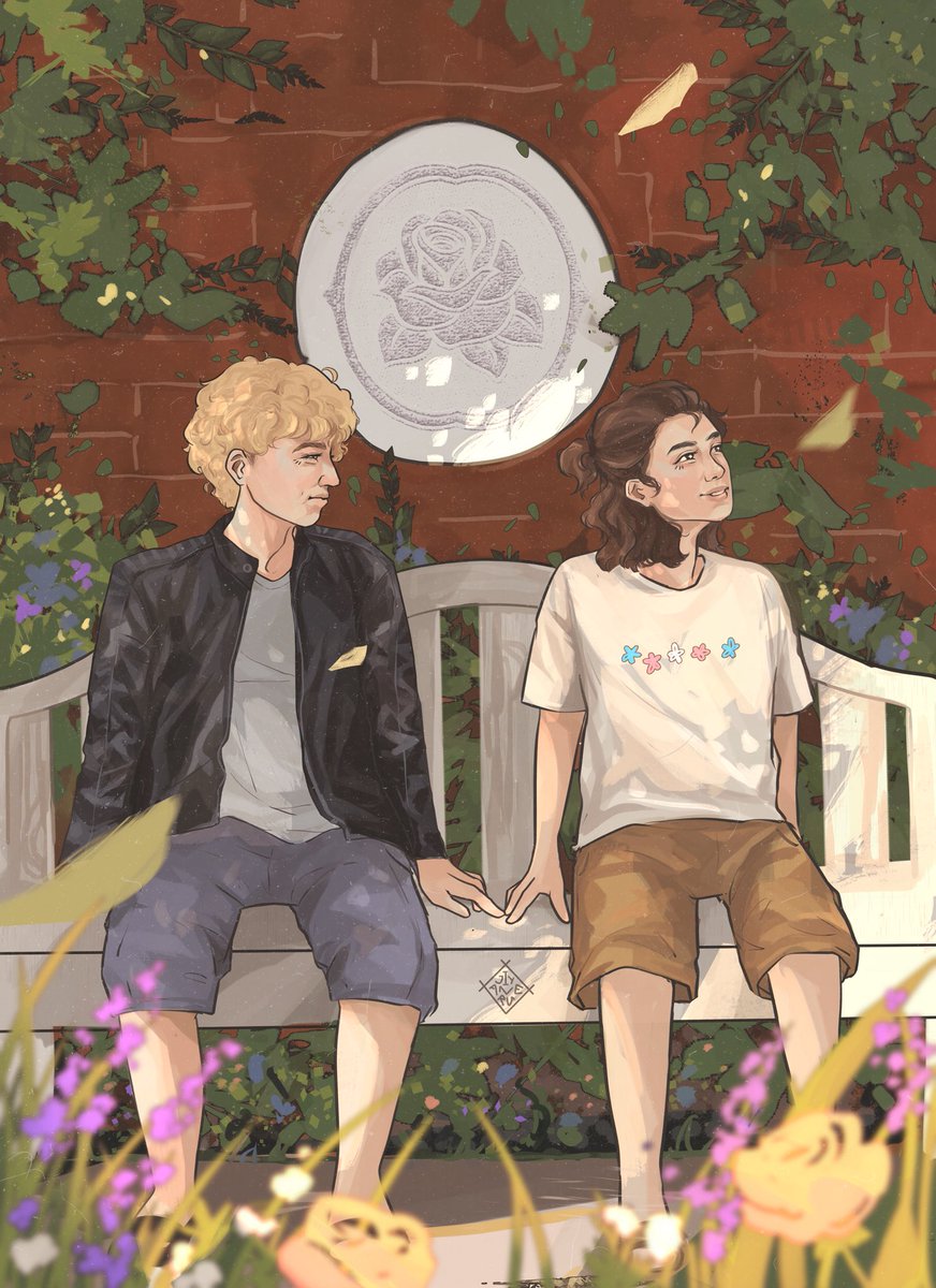 meet Aspen & Ellis, the stars of my YA romcom! 🏳️‍⚧️trans mc w/ chronic pain 🐱cat cafes 🌱kisses in botanical gardens 🏳️‍🌈two autistic boys falling in love rival swim coaches spend the summer fighting for a college scholarship & against their growing feelings for each other.