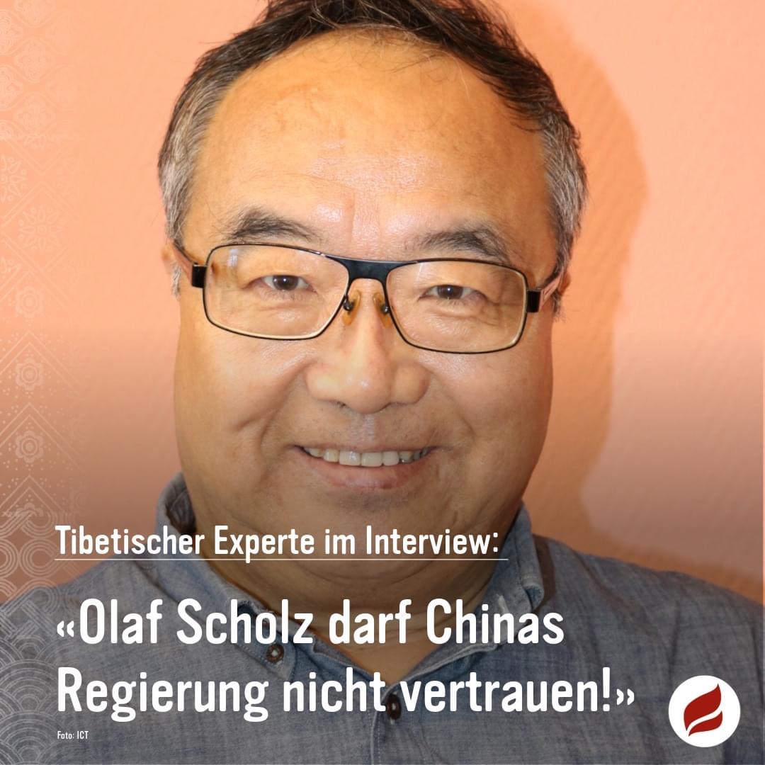 „Olaf Scholz darf #Chinas Regierung nicht vertrauen“, sagt Dr. Gyal Lo, der führende Experte zu den #chinesischen Zwangsinternaten in #Tibet, im Interview mit der Frankfurter Rundschau. Lesen Sie hier das vollständige Interview mit Dr. Gyal Lo in der FR: ow.ly/FmFE50Rgl26