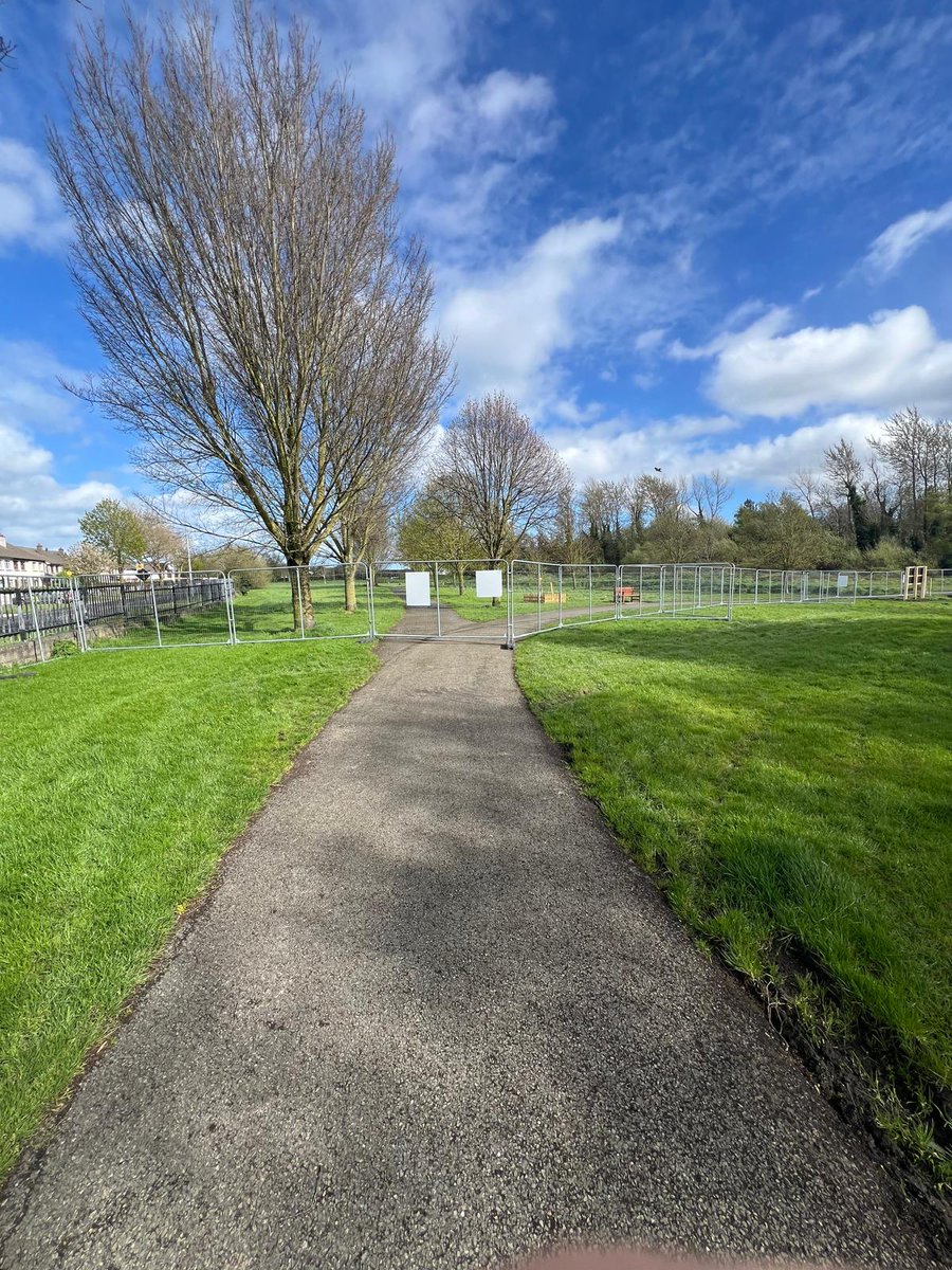 River Poddle Flood Alleviation Scheme - Altering of Fencing: Over the weekend some areas of the fencing in the Limekiln Rd area were reported as being disturbed and altered at a couple of different locations, which enabled access for park users to restricted work areas. The main…