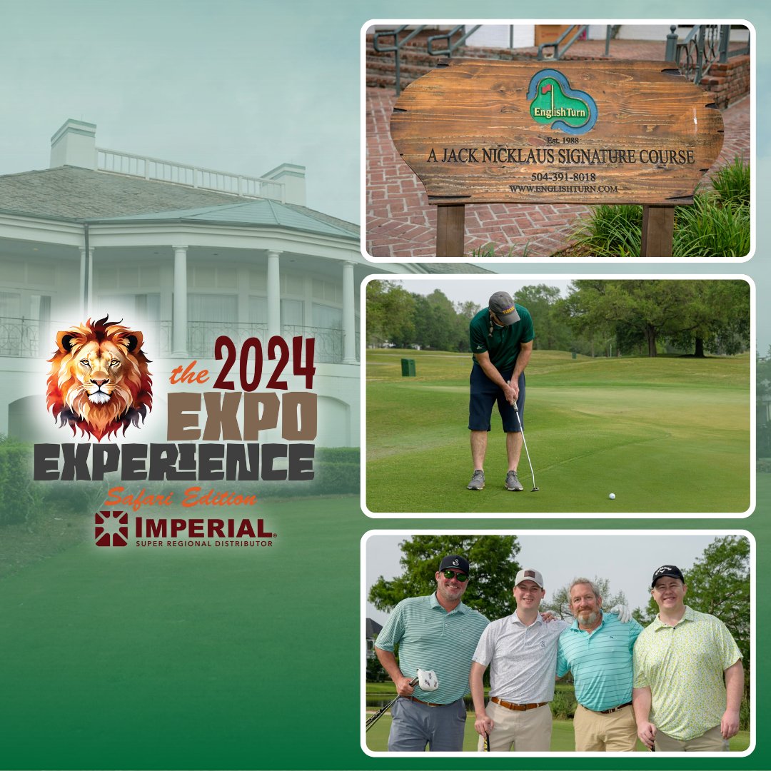 ImperialTrNOLA's tweet photo. Dive into the wild world of innovation! Check out exclusive pics from the 2024 Expo Experience Safari Edition at the Gerald C. Pelias Memorial Golf Tournament. Explore groundbreaking discoveries - click the link below! #Expo2024 #Innovation #GolfMemories https://t.co/JRw8mH6LST