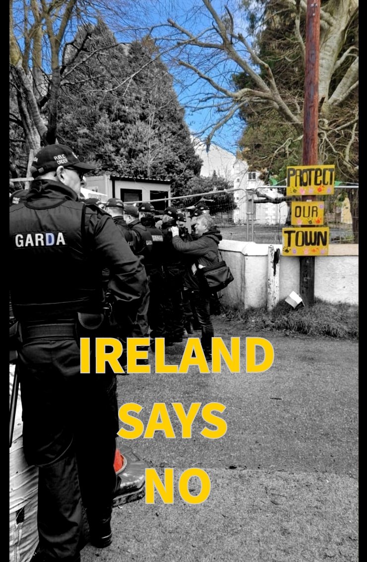 I made this.

We will not be intimidated. The Irish stand united! We stand with you Newtown Mount Kennedy!

#IrelandisFull #irelandop