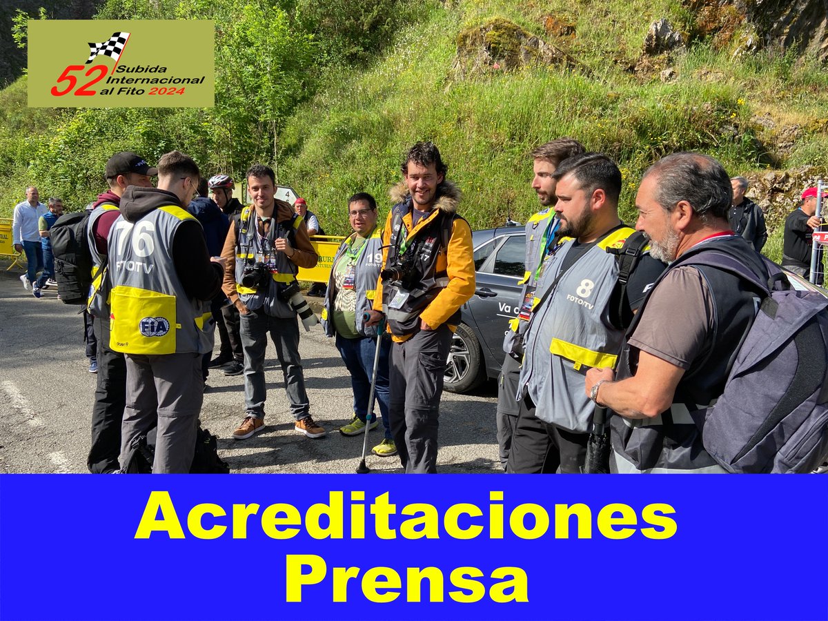 Buenas tardes;
Todo profesional de prensa que quiera cubrir nuestro evento, ya puede hacerlo desde nuestra web en link que les dejo a continuación👇👇👇
subidaalfito.com/.../acreditaci…...
Tienen tiempo hasta el día 1 de Mayo.