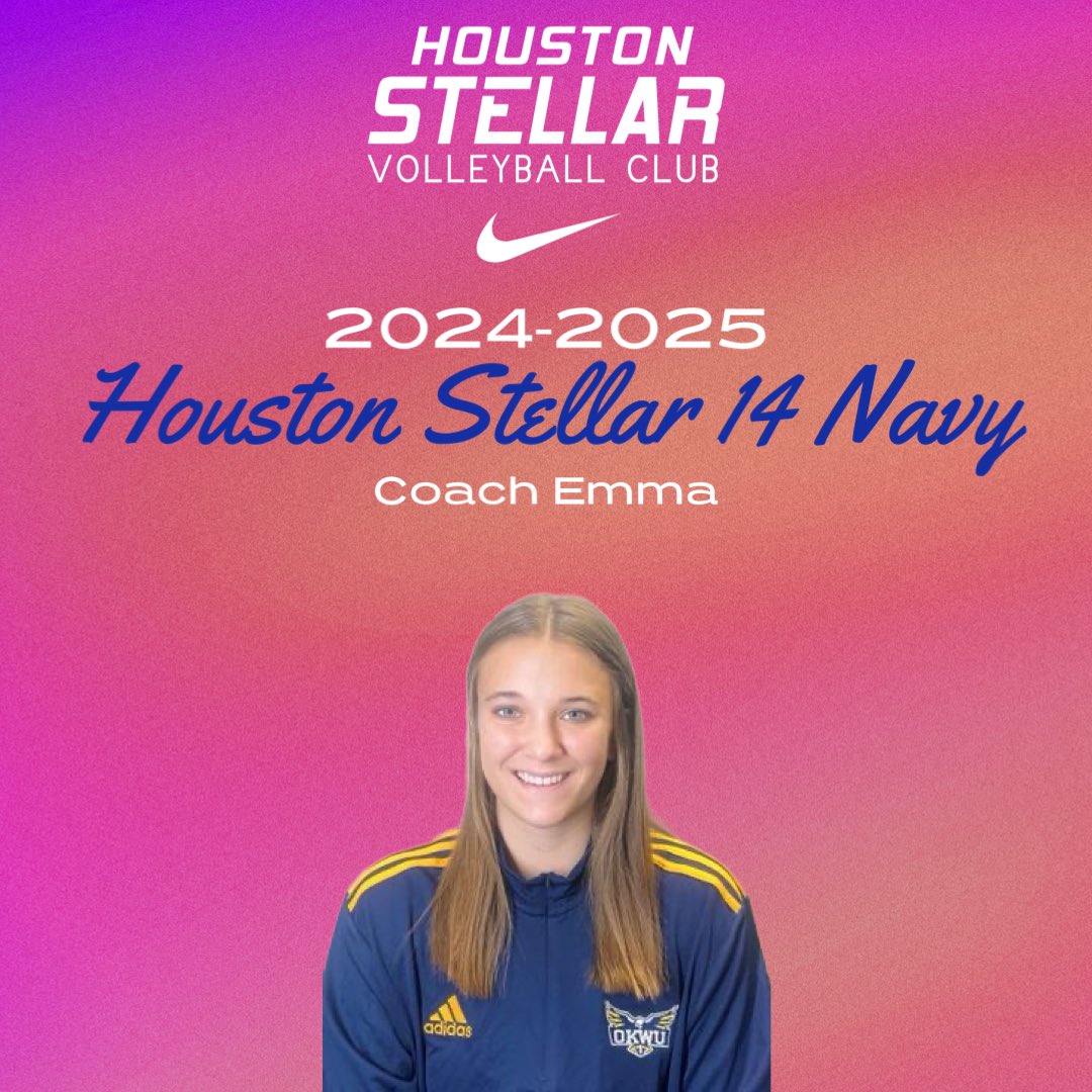 It’s Funday-Monday, so let’s get this week started with our 2024-2025 14’s Coach Announcement!💙💛🏐🎉 #bestellar #season14loading #stellarfam (Stay tuned for another coach announcement next week!)