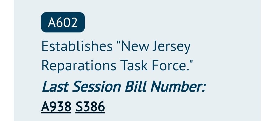 🚨🤔 - ABSURD NJ BILL #70 A602 - Establishes 'New Jersey Reparations Task Force.' GTFOH