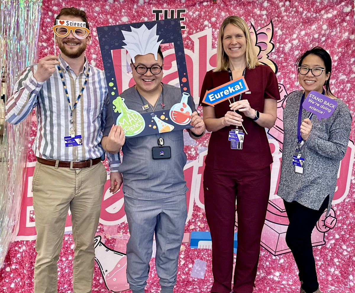LuisBlancoJrMD's tweet image. Happy #MedicalLabWeek to all #MedicalLaboratoryProfessionals! Started the celebrations @NU_Pathology with a fun Photo Booth &amp;amp; taco bar for lunch! #PurplePath @TaylorBronsonMD @JessNguyenMD @DanielJBrat @NayarRitu @bonnie_choy @NorthwesternMed @ASCP_Chicago