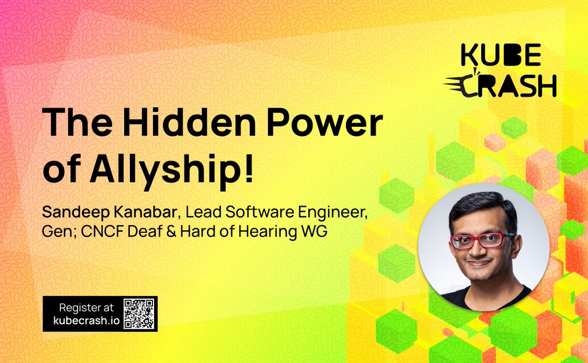 Don't miss @GenDigitalInc's Sandeep Kanabar at KubeCrash, where he'll discuss The Hidden Power of Allyship. Register today 👉 kubecrash.io