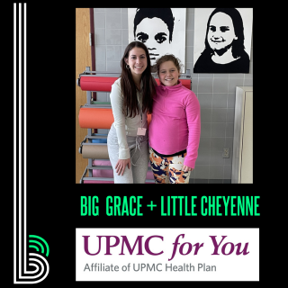 We are excited welcome new High School Bigs' match, Big Grace and Little Cheyenne! They are matched at Zephyr Elementary School, and instantly bonded over their love for dance! Thank you @upmchealthplan for sponsoring this match announcement! #matchmonday #volunteer #bbbslv