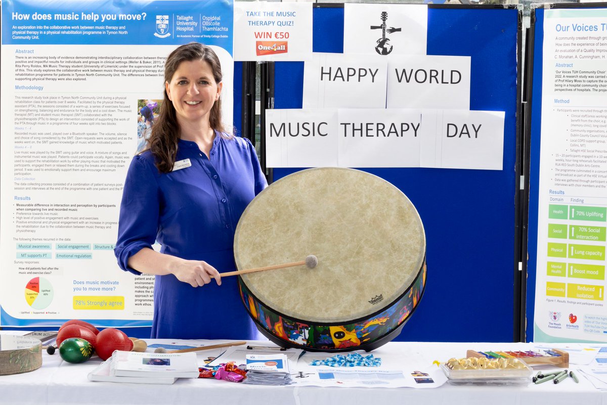 Clara Rose Monahan (@clararosemusic) on Twitter photo Happy World Music Therapy Week from Tallaght University Hospital! We had a wonderful day with our patients and colleagues learning about music therapy and making music together at our pop-up singalong <a href="/TUH_Tallaght/">Tallaght University Hospital (TUH)</a> #worldmtweek #musictherapy #Ireland #tuh Happy World Music Therapy Week from Tallaght University Hospital! We had a wonderful day with our patients and colleagues learning about music therapy and making music together at our pop-up singalong <a href="/TUH_Tallaght/">Tallaght University Hospital (TUH)</a> #worldmtweek #musictherapy #Ireland #tuh
