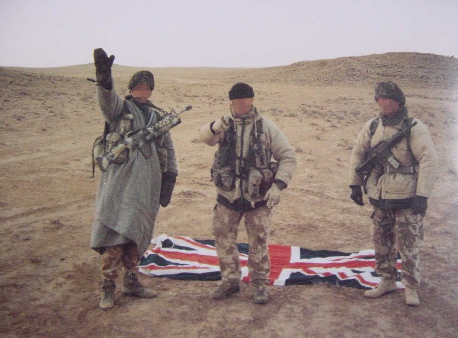 Çöl Fırtınası Operasyonu sırasında Batı Irak'ta 🇬🇧SAS üyeleri, 1991