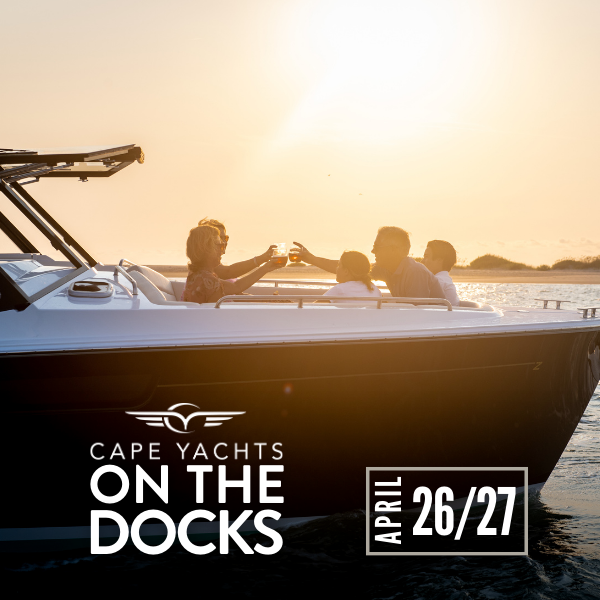 Come see the MJM 3 on the docks from April 26-28 at South Wharf Marina in South Dartmouth, MA. Treat yourself to our exclusive signature cocktails, local brews, and exquisite wines provided by The Wandering Pour under our heated tent. hubs.li/Q02sXSZ70