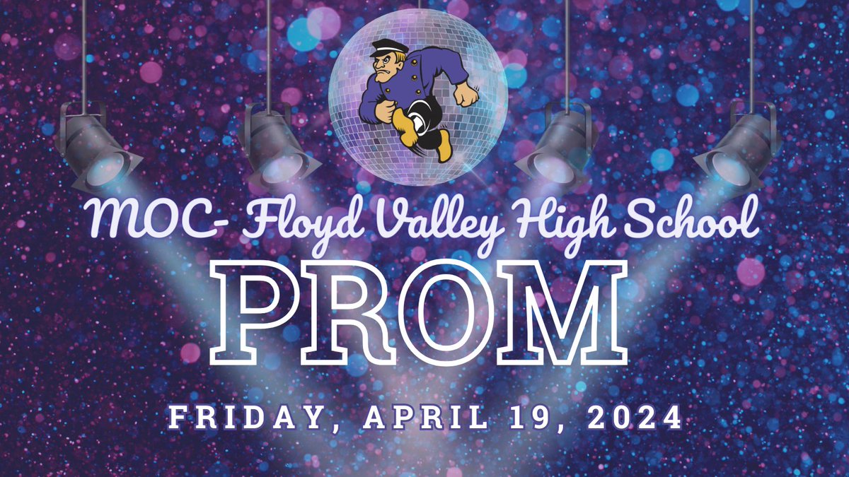 Prom is tonight – Grand March doors open at 7:00pm with the march set to begin at 8:00pm. Wishing everyone a safe and enjoyable evening!🕺💃🎶