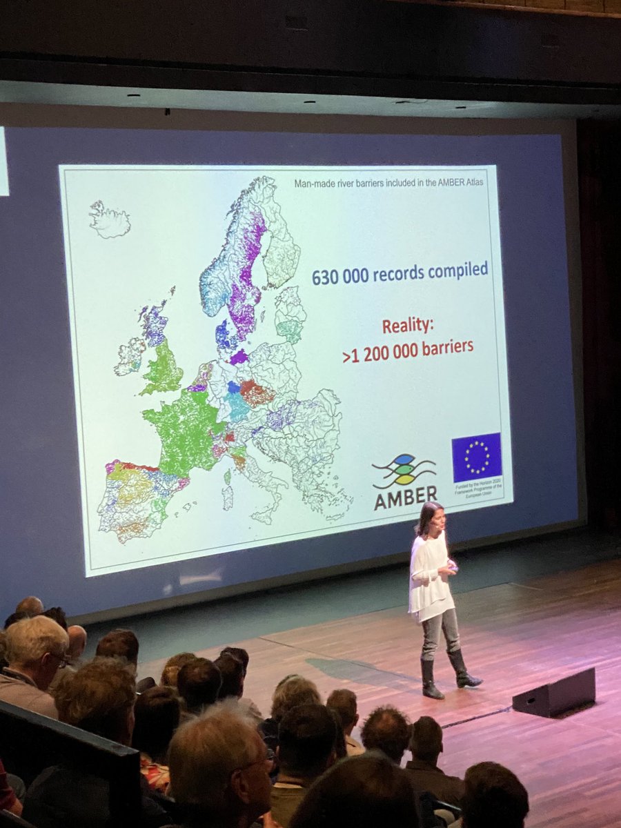MarioBrillinger's tweet photo. Some impressions and insights from the #FreeFlowConference in Groningen…

❗️There are more than 630,000 man-made river barriers
❗️More dams are still built than removed every year
❗️The Nature Restoration Law is crucial to make further progress on dam removals

(1/2) https://t.co/5WZkHHO9Ln