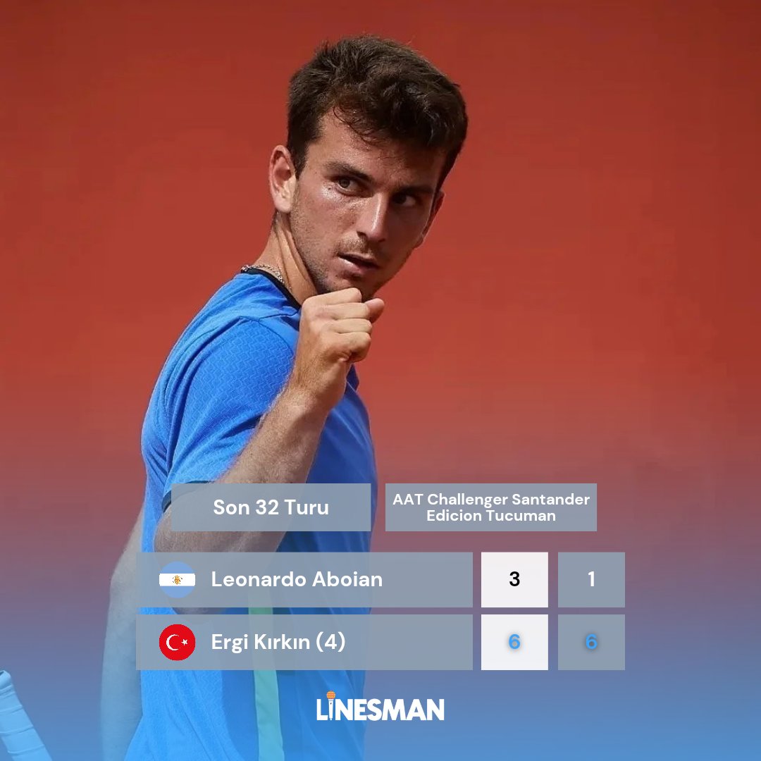 🎾 Milli raketimiz Ergi Kırkın (@kirkinergi), AAT Challenger Santander Edicion Tucuman turnuvasının ilk turunda ev sahibi ülkeden Leonardo Aboian'ı 6-3, 6-1 mağlup ederek ikinci tura yükseldi.

#TürkTenisi • #ErgiKırkın