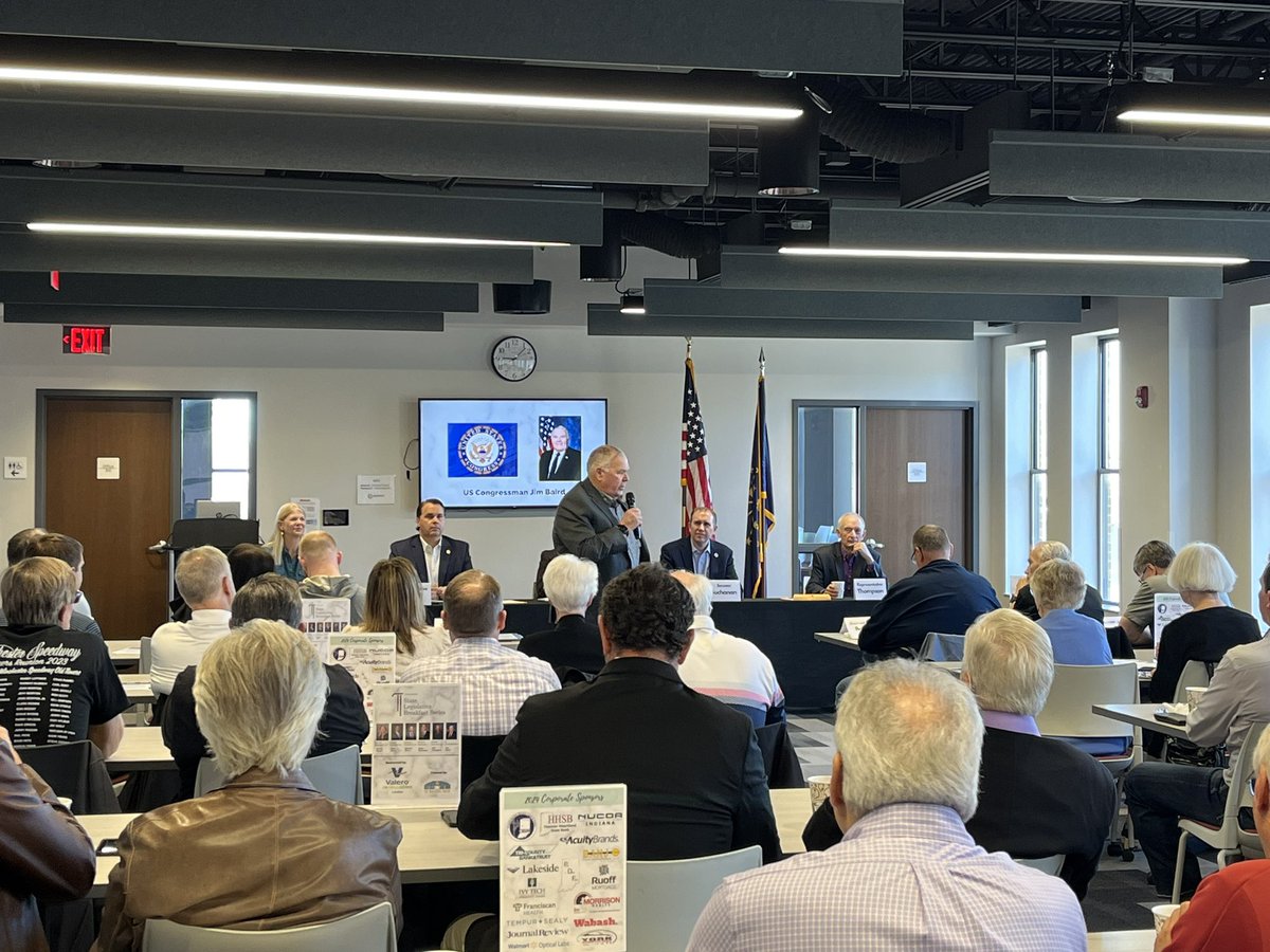 Great turnout in Crawfordsville this weekend for our policy summit and legislative update. Thank you everyone for your thoughtful remarks and engaging questions.