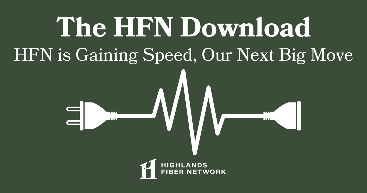 IssHighlands's tweet photo. Highlands Fiber Network, along with its partners at Isofusion and Cannon, have been working hard over the past years to evaluate future progressions of the network. Click below to learn more about upcoming upgrades!

More: https://t.co/mab31XBZVn https://t.co/Fl7F6C2xEc