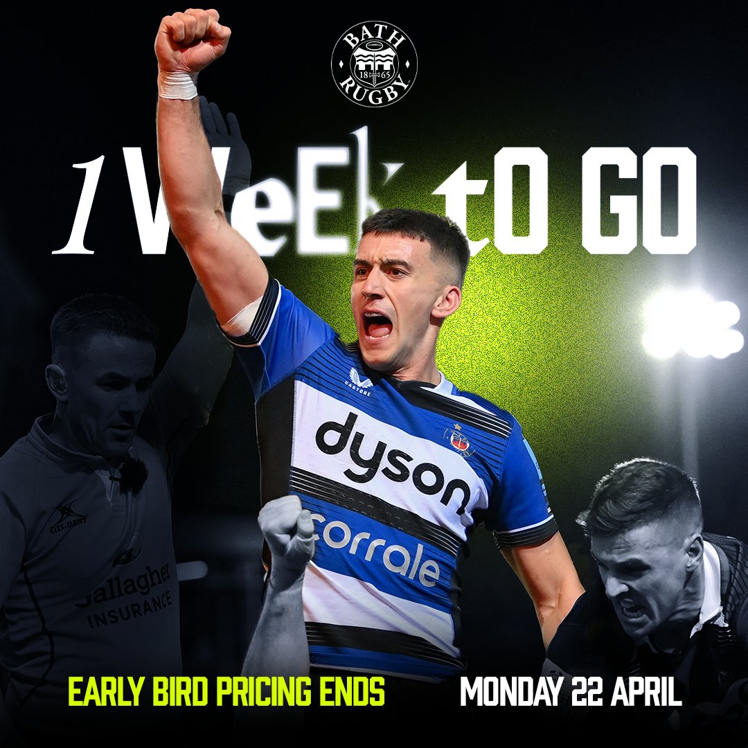 𝗜𝘁'𝘀 𝘁𝗵𝗲 𝗵𝗼𝘁𝘁𝗲𝘀𝘁 𝘁𝗶𝗰𝗸𝗲𝘁 𝗶𝗻 𝘁𝗼𝘄𝗻! 🔥 There's just ONE WEEK to go until the earlybird window closes for Season Ticket Renewals! Guarantee the best price by renewing your seat today 🔗 ow.ly/IX6s50Rg8E2