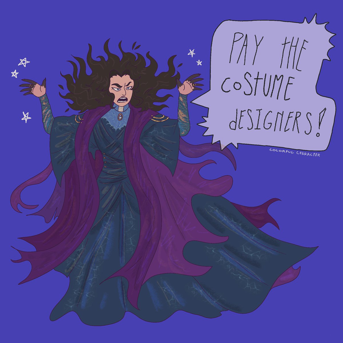 Pay the costume designers! #PayEquityNow