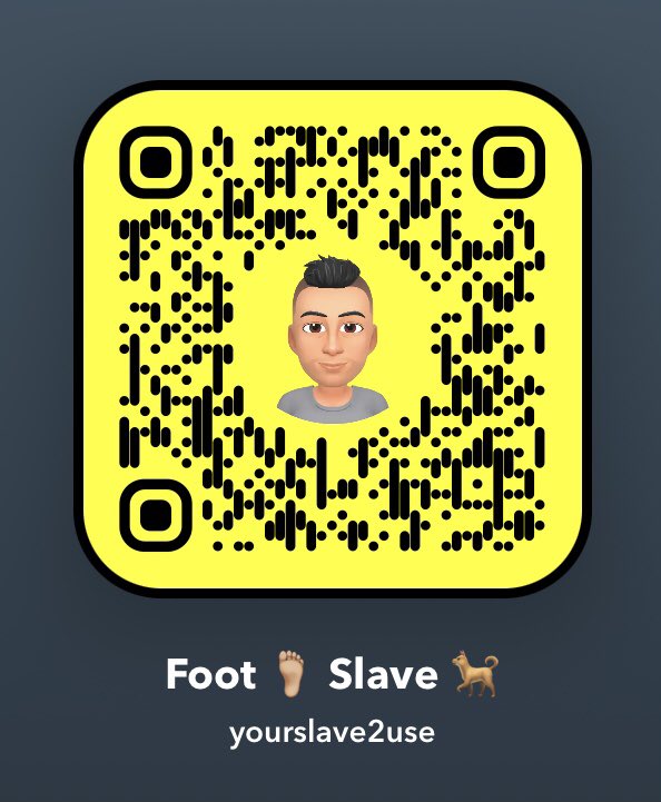 If anyone intrigued about foot slaves what they do and what they like drop me a message or add my Snapchat: yourslave2use