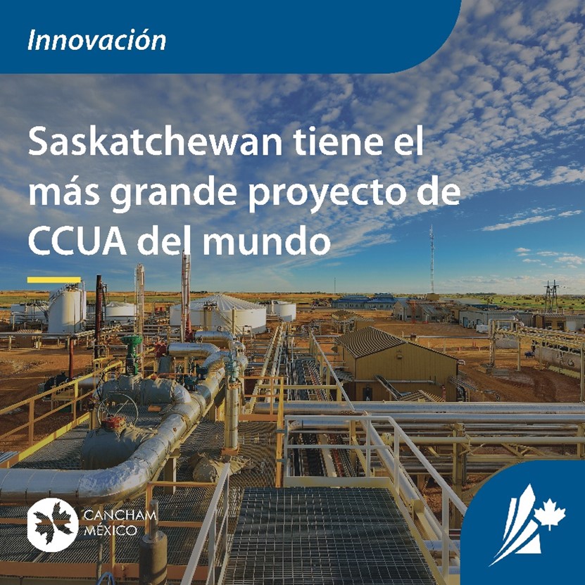 Saskatchewan es pionera en tecnologías innovadoras y sostenibles. La provincia alberga el mayor proyecto de captura, utilización y almacenamiento de carbono del mundo🇨🇦 #InvestSK #SaskInMexico