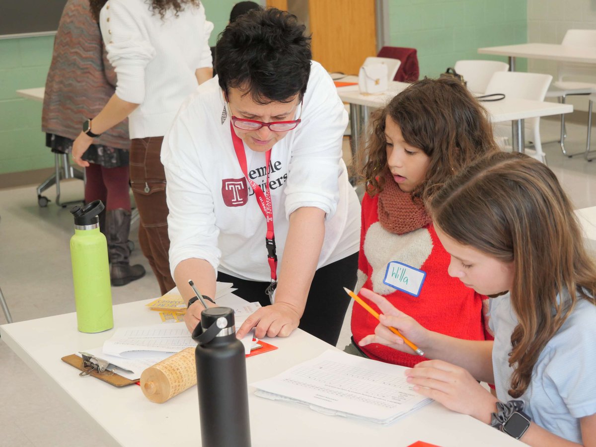 CST_TempleU's tweet image. Sonia Kovalevsky Day shines a light on equality in math education, fostering empowerment through mentorship. Building a brighter future, one equation at a time. BIG thanks to the Mathematics Department here at CST! #SoniaKovalevskyDay #STEMGirls