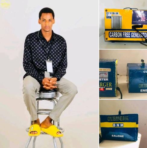 At age 18, Mamadu Ndulador Bah developed Sierra Leone’s first ever fuel-free generator.

At age 20, he developed Sierra Leone’s first ever locally made power bank.

He also developed a solar powered generator that runs for 24 hours nonstop.

In April 2024, Mamadu has been…