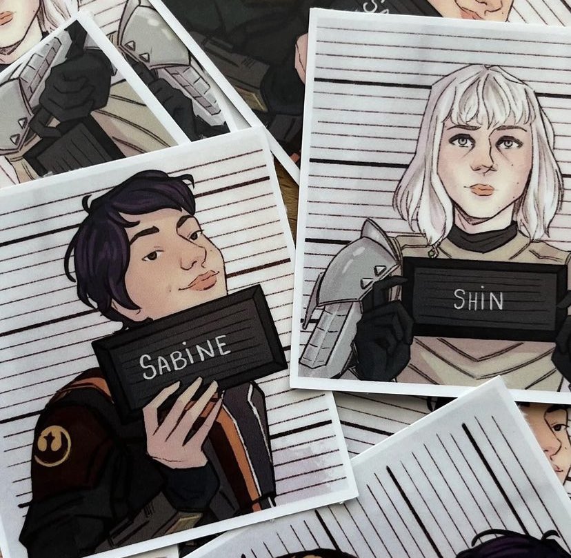 Do gays and be crimes or something like that! Check out the new stickers! #wolfwren #sabinewren #shinhati ⬇️