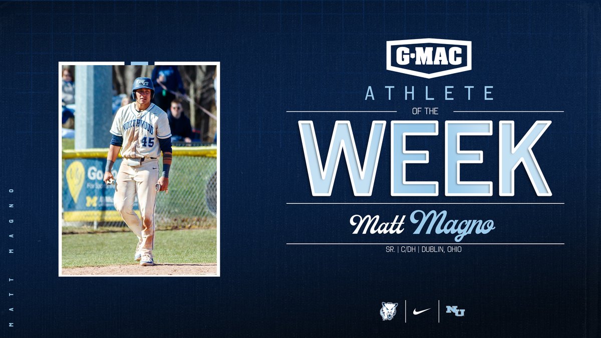 Matt Magno Named G-MAC Baseball Player of the Week gonorthwood.com/x/rf368
