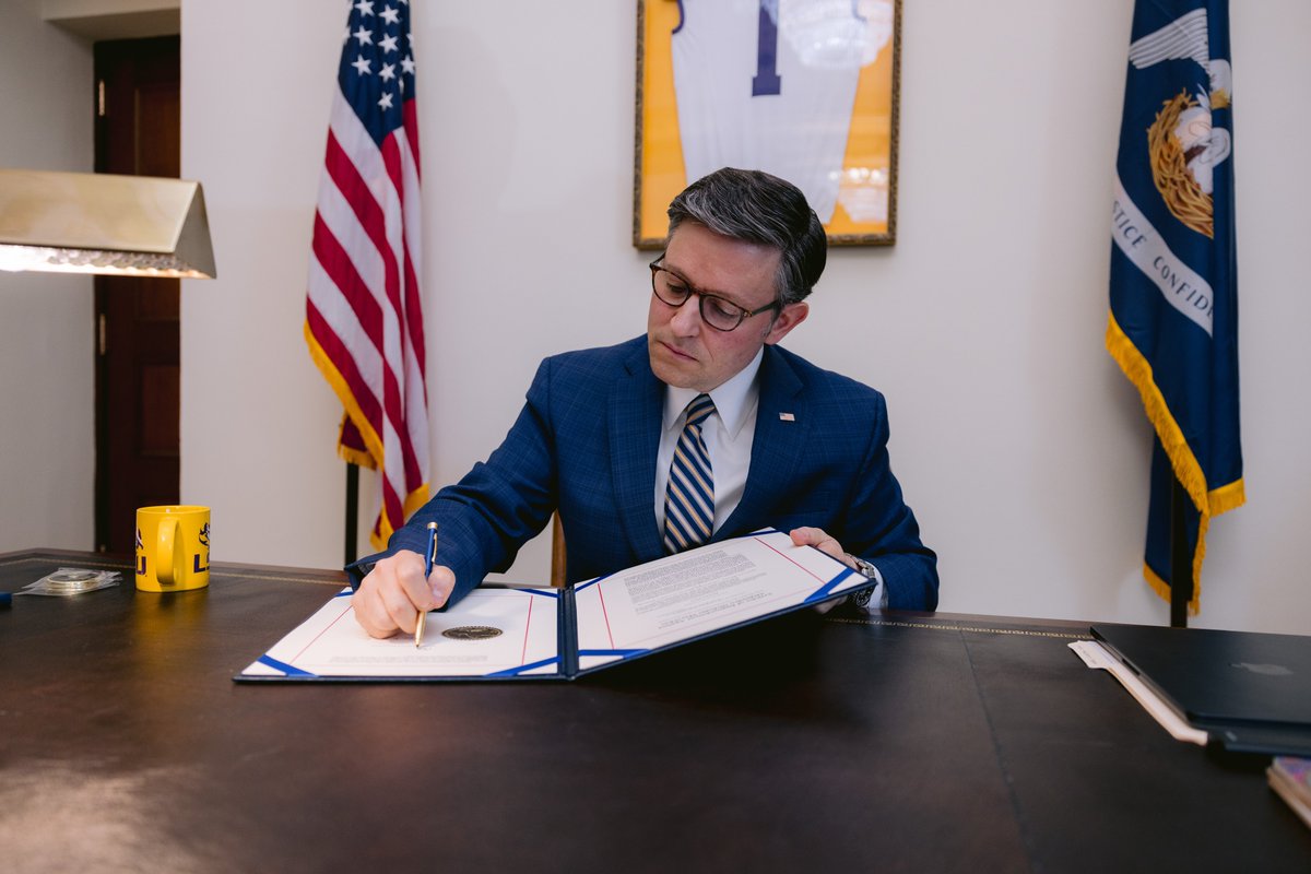 Speaker Mike Johnson has signed the articles of impeachment against Homeland Security Sec. Alejandro Mayorkas. The articles are expected to be presented to the Senate on Tuesday at 2:00 pm.