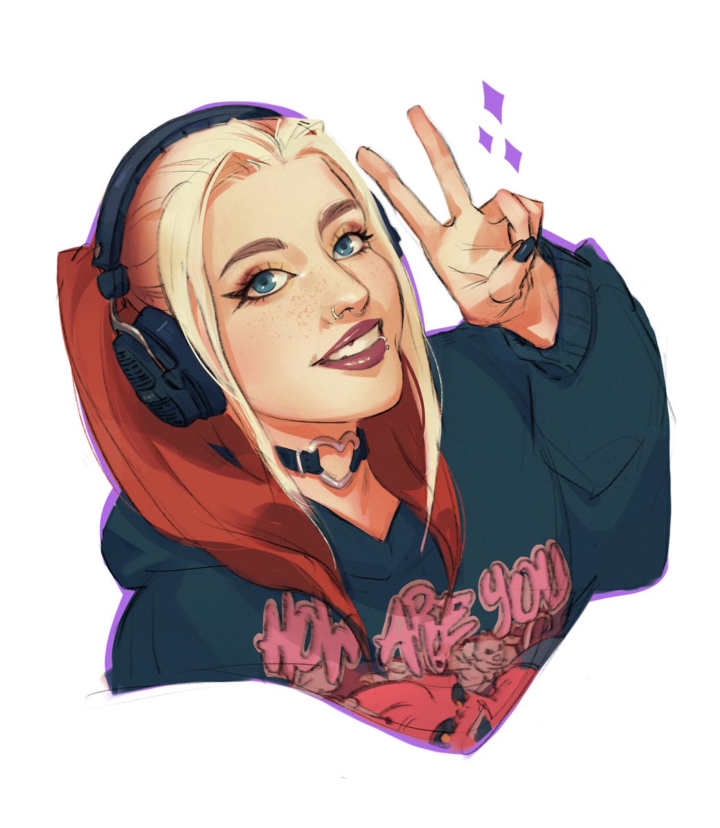 nuclearrabbit_'s tweet photo. Another one! This time it’s my lovely friend @HanHan_x3 💕 https://t.co/CUq5YsuSVV