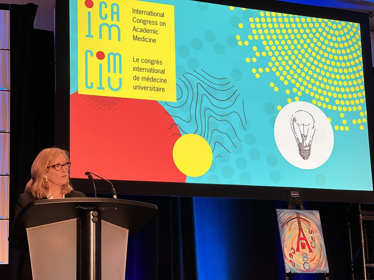 Closing plenary is just about to get underway. Well done CEO and President @Halifaxconnie of the @AFMC_e — you and your team have succeeded in creating a wonderful learning, unlearning, and relearning in the academic medicine space that we call #ICAM2024