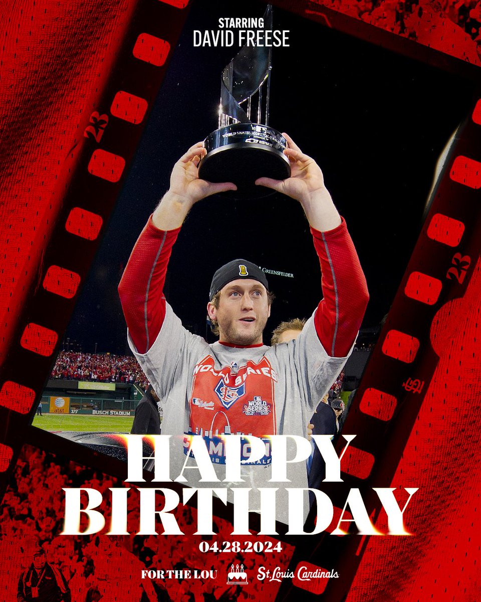 Cardinals's tweet photo. "We will see you...tomorrow night!"

Happy Birthday, David Freese! 🥳

#ForTheLou https://t.co/NnyoDsAYPy