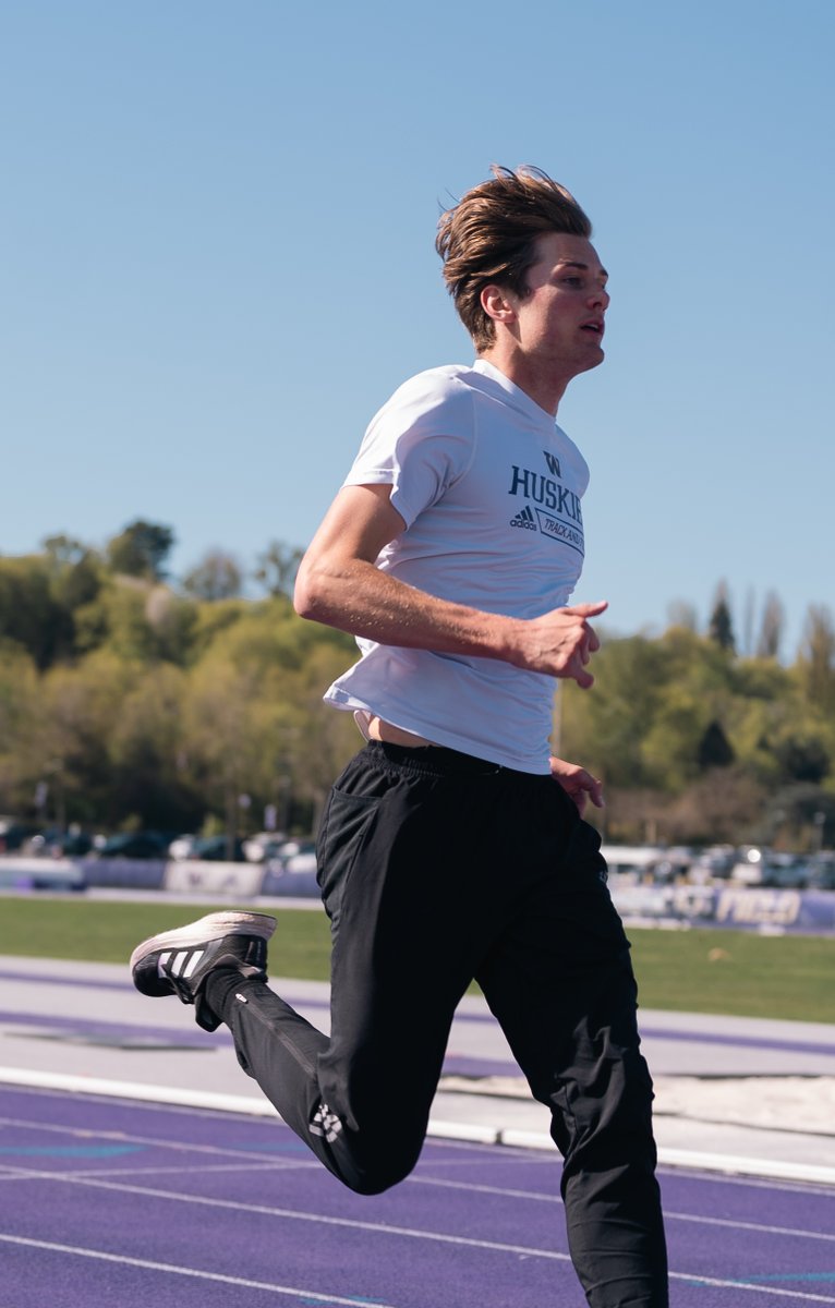 Putting work in. 💪 #NCAATF x 📸 @UWTrack