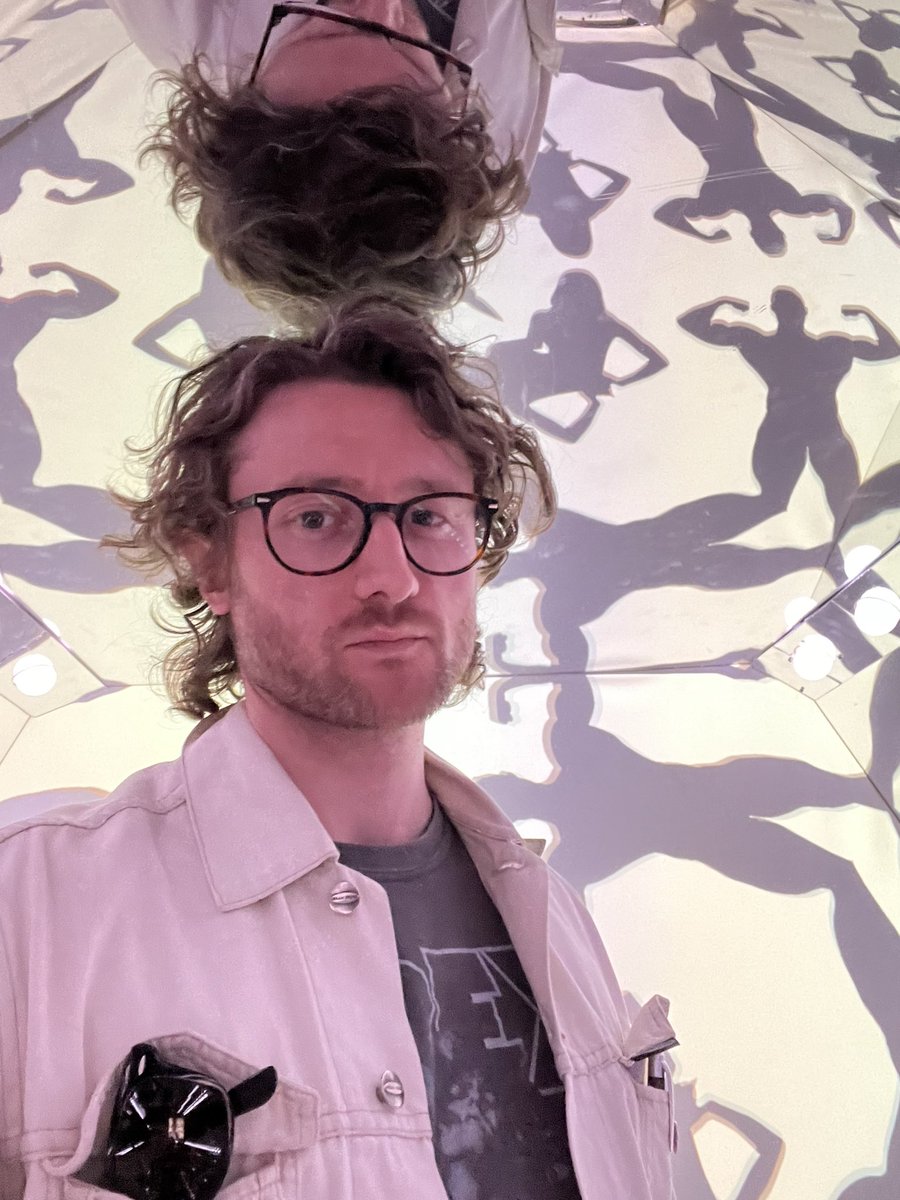 drjimmyando's tweet photo. Fun times at the @museumofsex seeing the final day of the ‘Radical Perverts’ exhibition curated by @alexisheller featuring queer counterpublics, the Samois newsletter and iconic imagery of New York’s legendary ‘Mineshaft’ club…plus the Bill Clinton sex toy! 💦🏳️‍⚧️🏳️‍🌈 https://t.co/O1OJiVXWqe