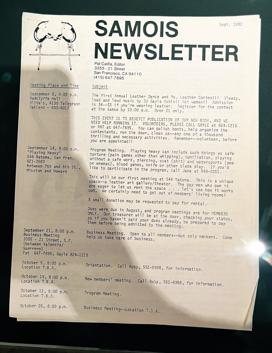 drjimmyando's tweet photo. Fun times at the @museumofsex seeing the final day of the ‘Radical Perverts’ exhibition curated by @alexisheller featuring queer counterpublics, the Samois newsletter and iconic imagery of New York’s legendary ‘Mineshaft’ club…plus the Bill Clinton sex toy! 💦🏳️‍⚧️🏳️‍🌈 https://t.co/O1OJiVXWqe