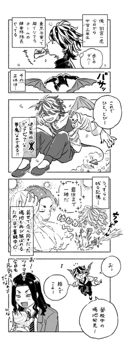 ❄️🐯😈
IQ低すぎるマンガですが…
ちょっとずつ描いていきたいです… 