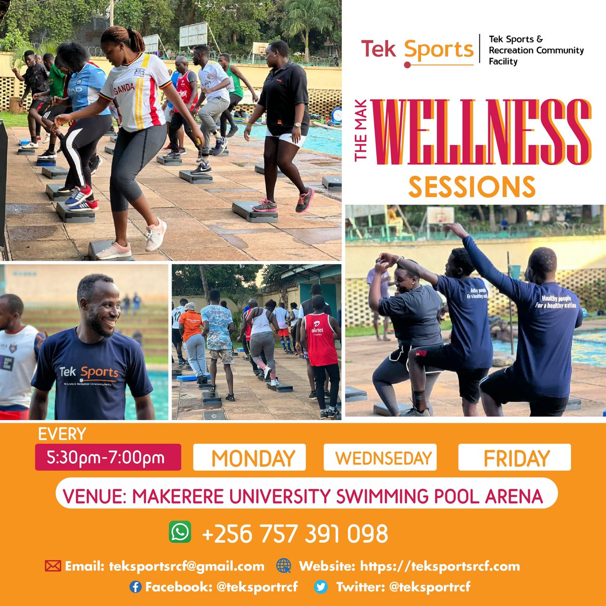 teksportsrcf's tweet image. If President @KagutaMuseveni did it, you can also did it! 

Tomorrow @Makerere swimming pool arena at 5PM. Pack your kits and alert a buddy

Thank you Mr. President for leading the way

#KeepItAtTekSports #LetsBeActive