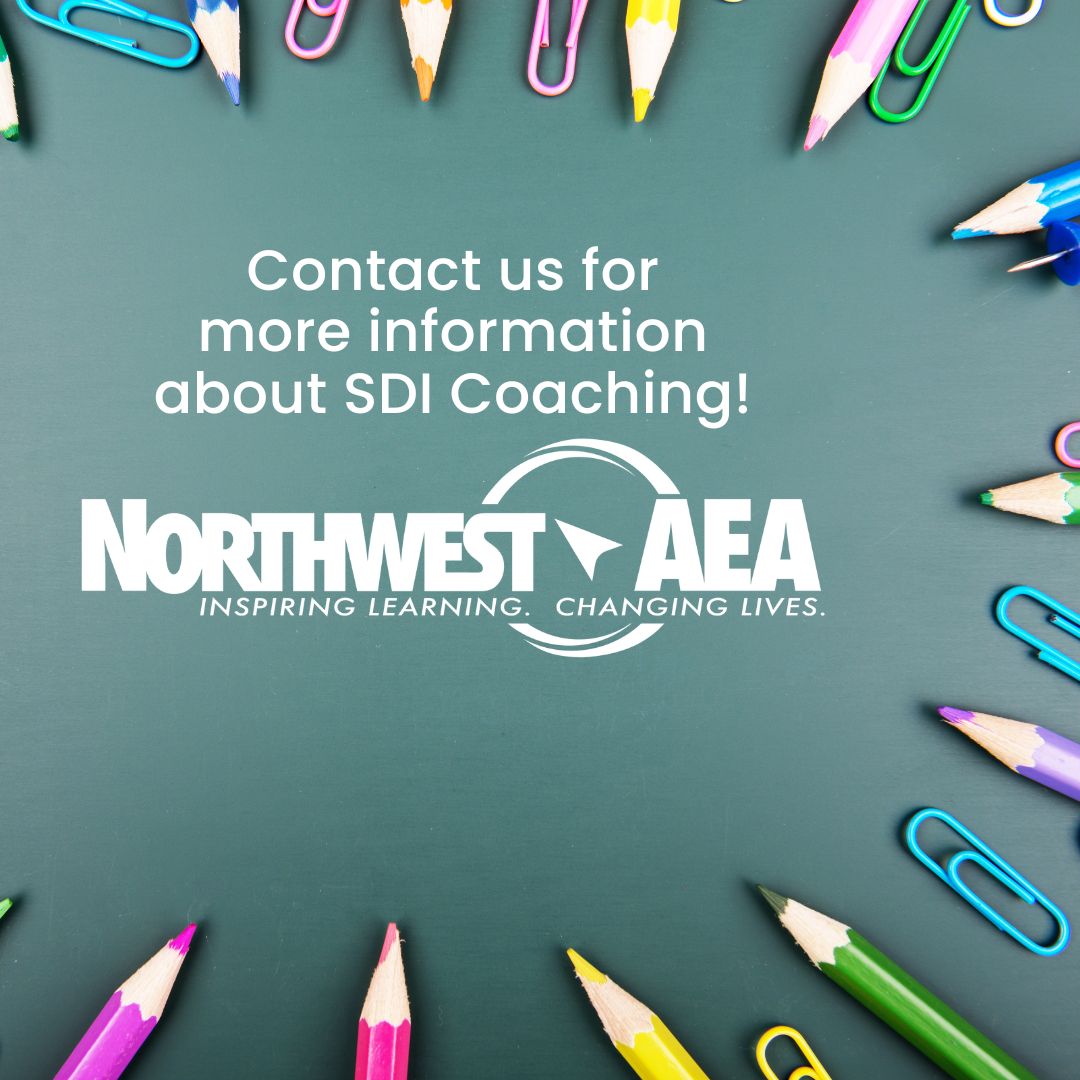 Northwest AEA has SDI coaches that can support teachers with best practices in SDI, to improve outcomes for students with disabilities. Contact us today if you have questions about getting SDI support!