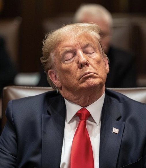 Is he dreaming about Stormy or Big Macs?
